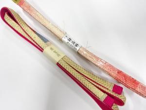 未使用品　正絹　佐賀錦　帯締め　2本セット